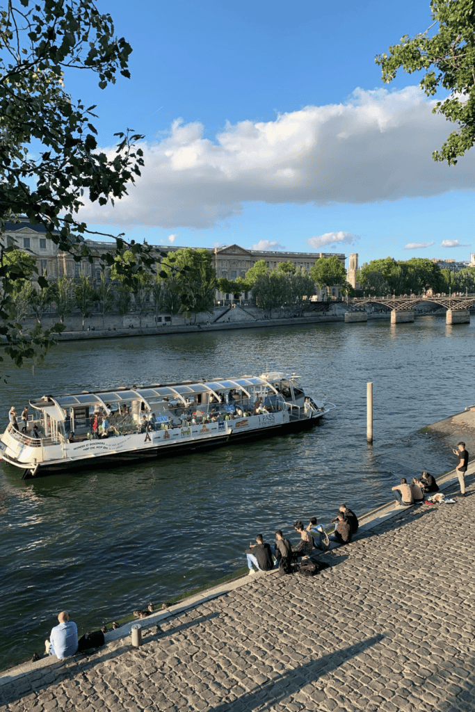 River boat on the Seine