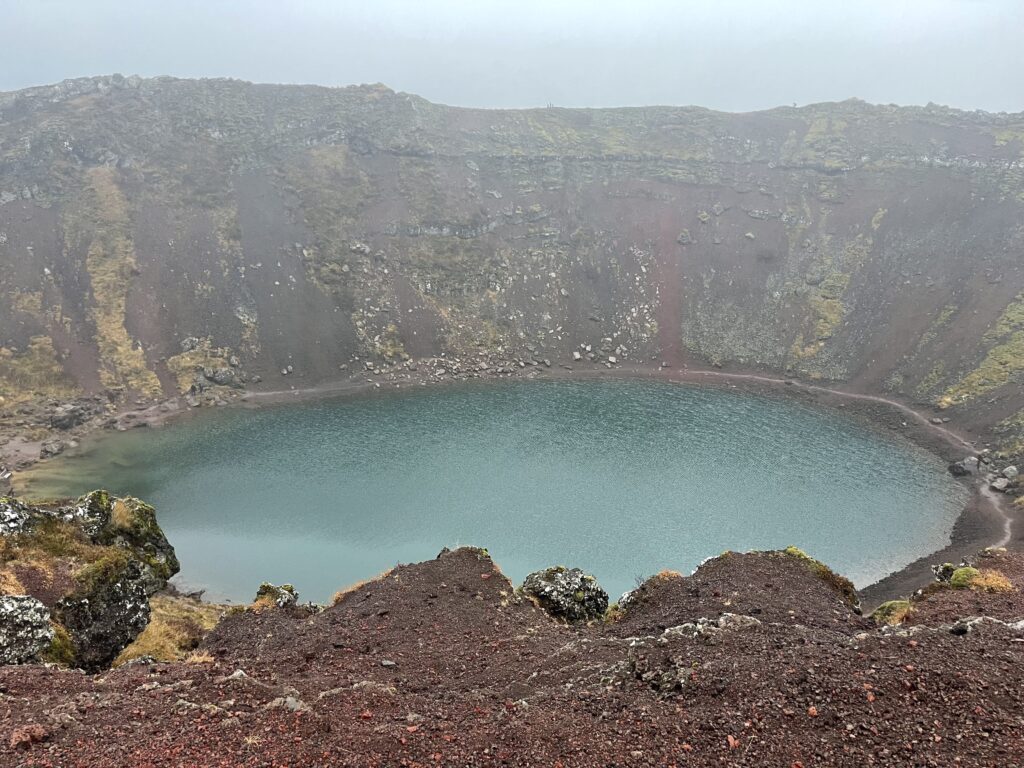 iceland crater