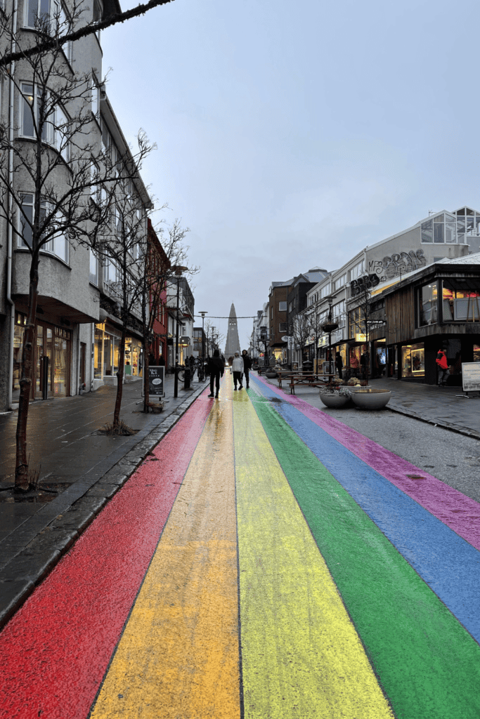 iceland rainbow street