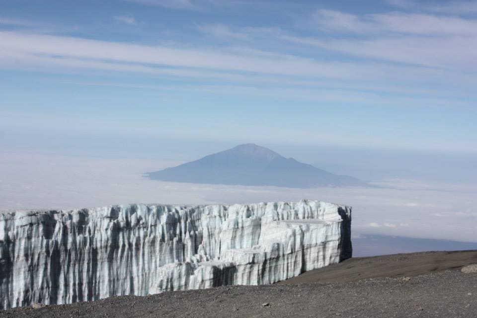 view from the top of kilimanjaro