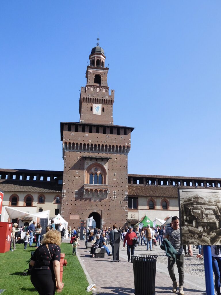 castle in milan