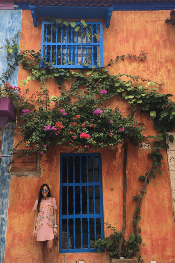 colorful streets of cartagena
