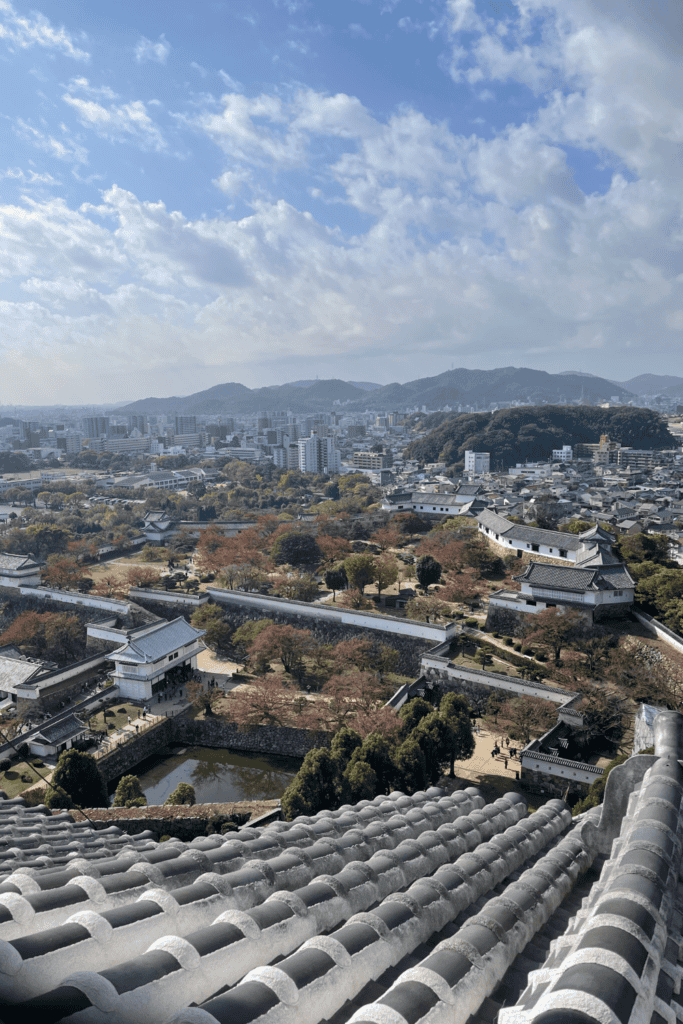 views of himeji castle