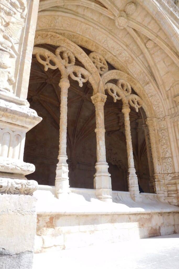 Detail inside the Jeronimos Monastery