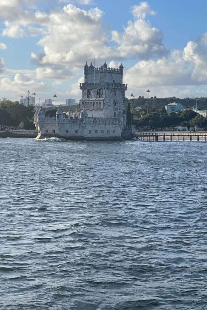The Belém Tower from the river