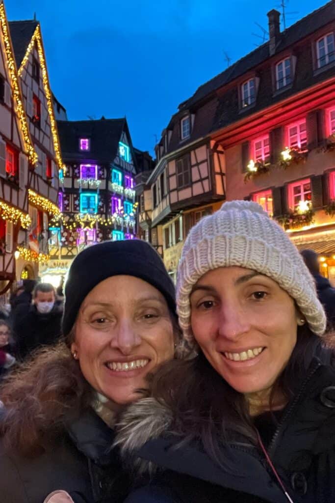mother daugther holiday christmas markets