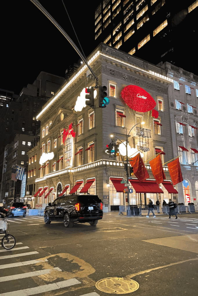 new york city christmas streets