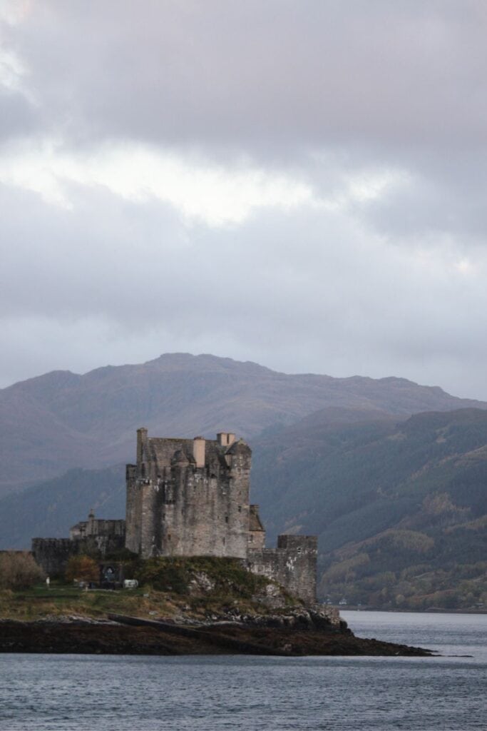View of Eilean Donan Castle from the Loch
