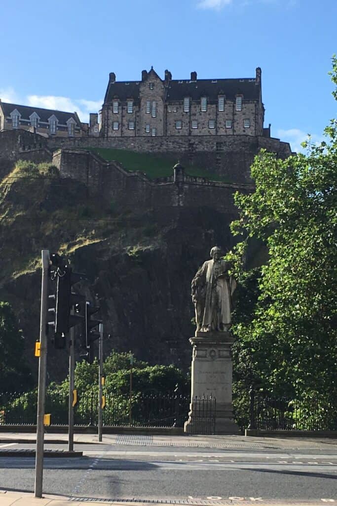 Edinburgh Castle from Princess Street