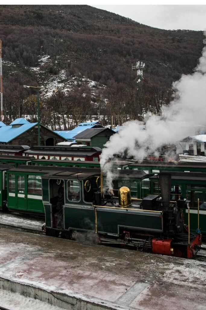 Steam Train Tierra del Fuego, Patagonia, Argentina