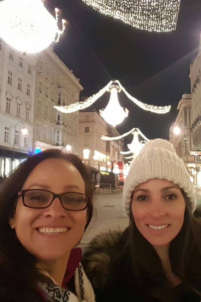 Vienna mother daughter christmastrip
