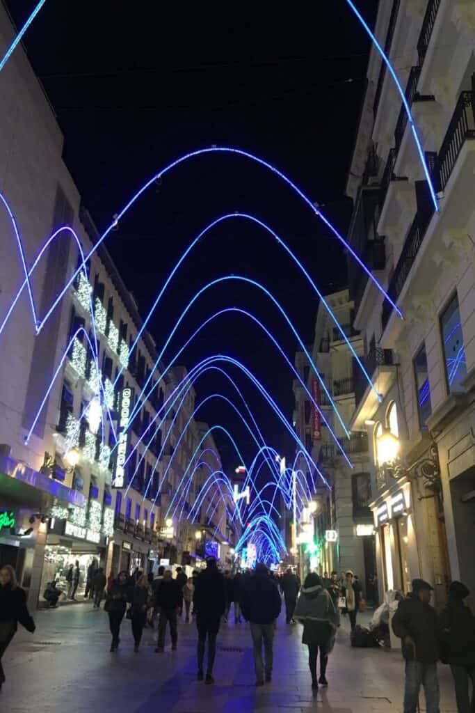 gran via navidad madrid